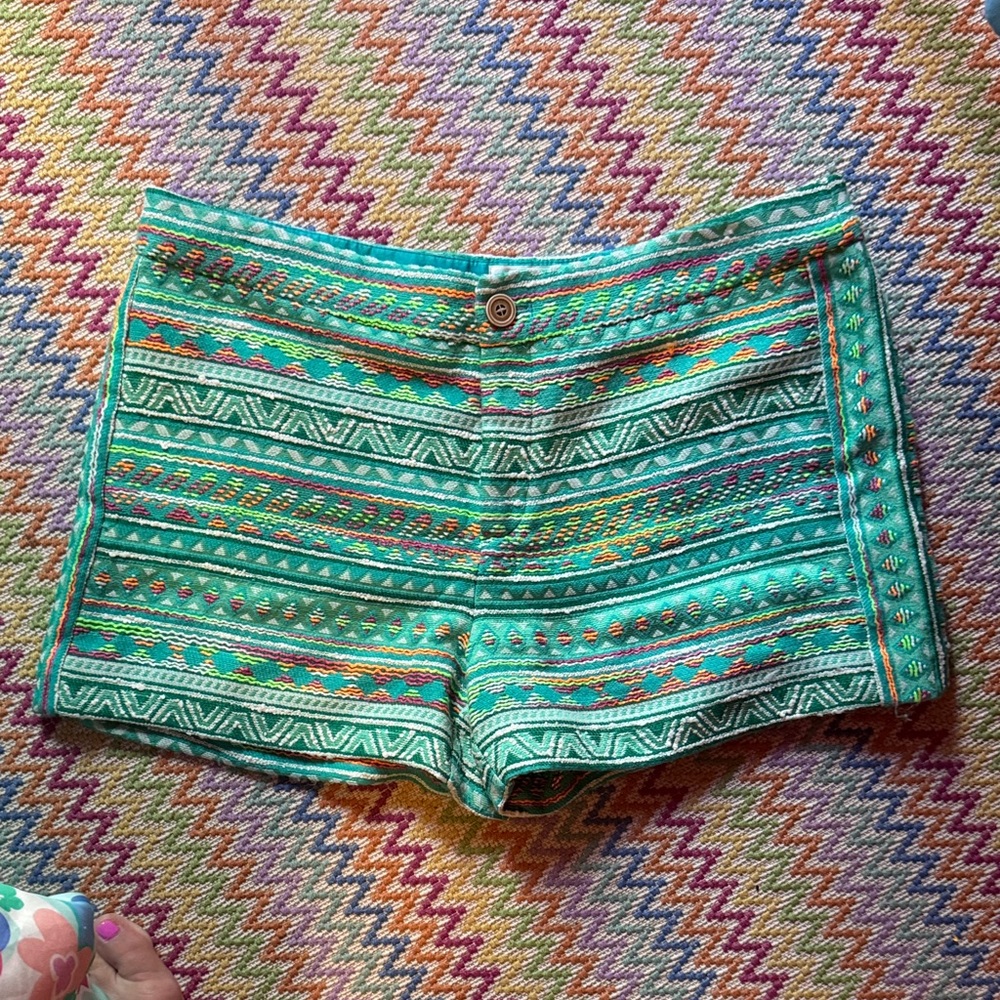 Colorful Patterned Women Shorts Elevenses Anthropologie 14